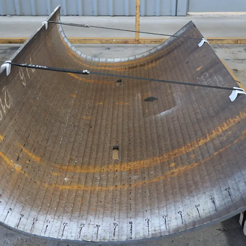 chrome carbide overlay plate bending