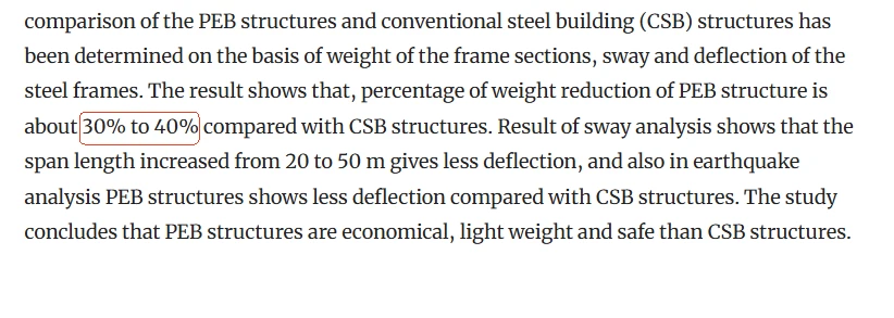 PEBs vs tradional construction PEBs vs tradional construction