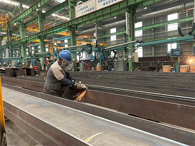 polishing welded H steel beams polishing welded H steel beams